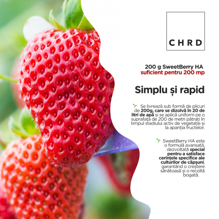 SweetBerry HA, FERTILIZANT EU DE TIP PFC 1, CMC 1 CF. REG. (CE) 1009/2019, pentru căpșuni, 200g [2]