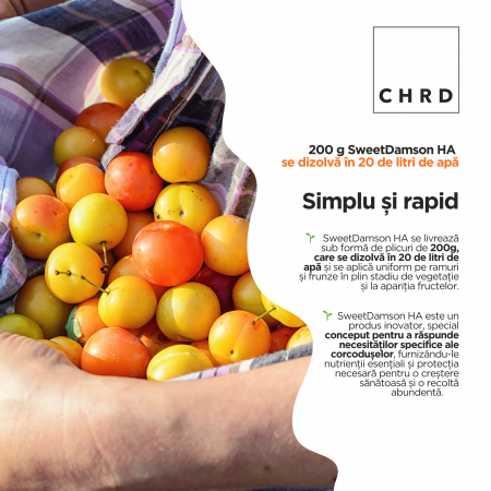 SweetDamson HA, FERTILIZANT EU DE TIP PFC 1, CMC 1 CF. REG. (CE) 1009/2019, pentru corcoduse, 200g [2]