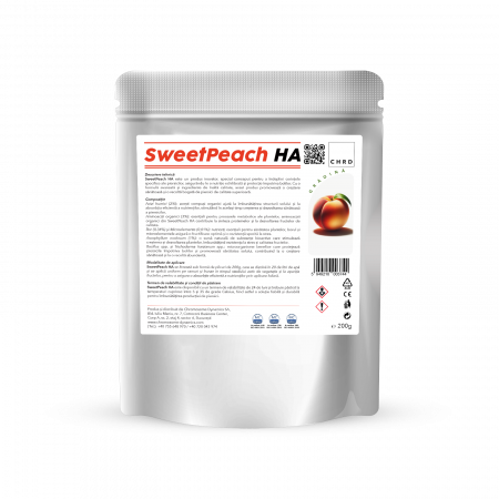 Hidrosolubile - SweetPeach HA, FERTILIZANT EU DE TIP PFC 1, CMC 1 CF. REG. (CE) 1009/2019, pentru piersici, 200g