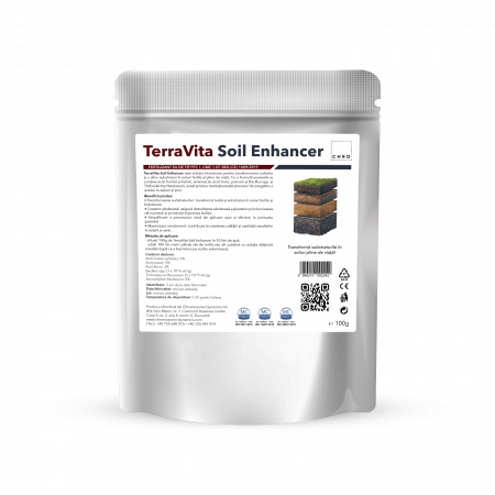 Gama plicuri - CHRD 100 (100g) - TerraVita Soil Enhancer, Amendament pe baza de microorganisme pentru sol si turba, 100 g