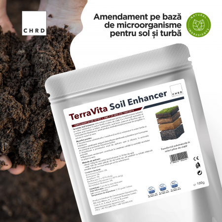 TerraVita Soil Enhancer, Amendament pe baza de microorganisme pentru sol si turba, 100 g [1]