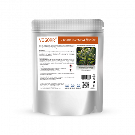 Vigorr, previne avortarea florilor la legume, plic 200g