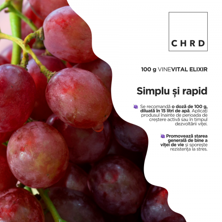 VineVital Elixir, Produs natural pe baza de microorganisme si acizi humici si fulvici pentru biostimularea vitei de vie, 100 g [2]