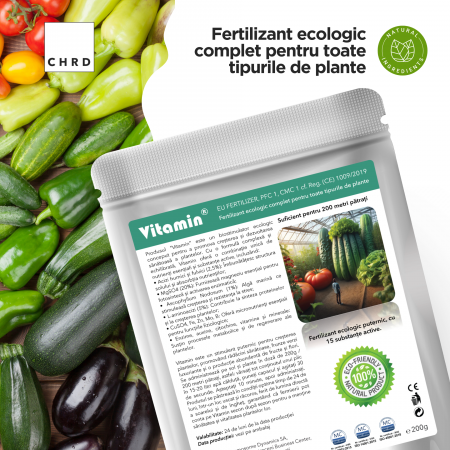 Vitamin, fertilizant ecologic complet pentru toate tipurile de plante, EU Fertilizer PFC1 CMC1, plic 200g [1]