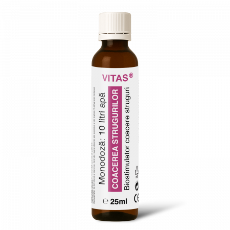 Monodoze 25ml - VITAS®, Biostimulator pentru coacerea strugurilor, 100mp, 25ml