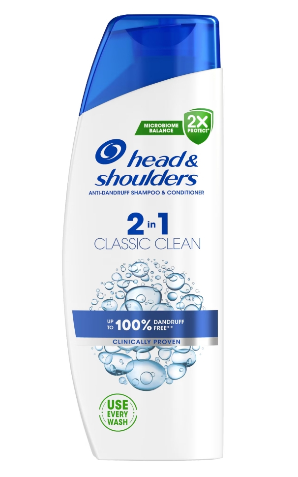 2 x Sampon anti-matreata Head&Shoulders Classic Clean 2-in-1 pentru par normal, 2 x 400 ml [2]