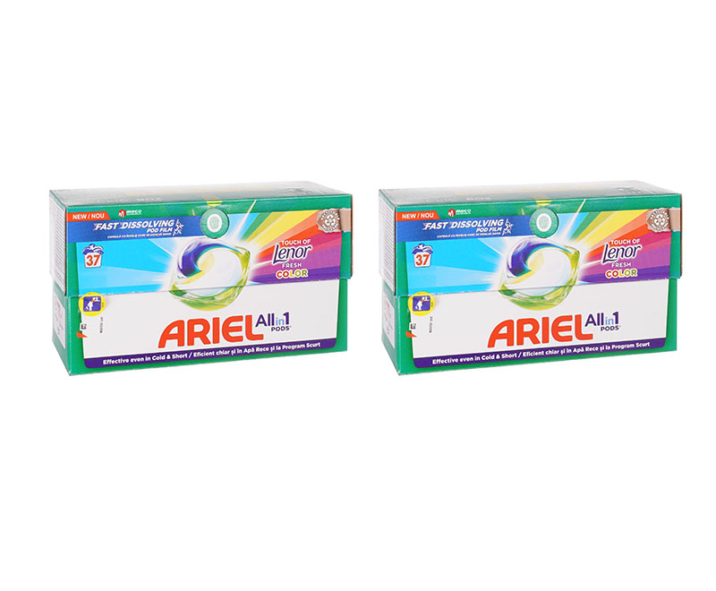ARIEL All in One PODS, Detergent capsule, Touch of Lenor Color, 74 spalari [1]