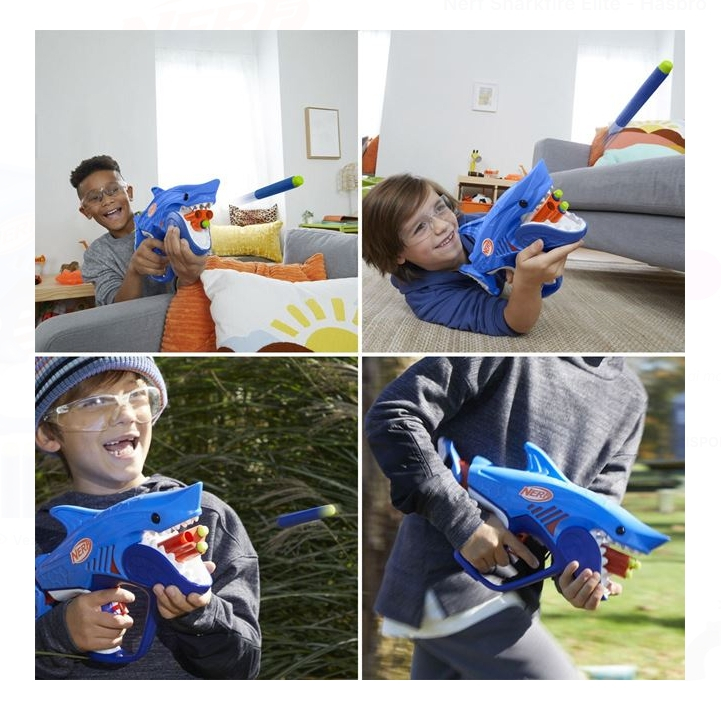 Arma Nerf Sharkfire Elite - Hasbro [2]