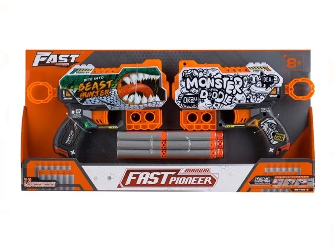 Set Pistoale Graffity Fast Pioneer cu 12 Sageti Moi [2]