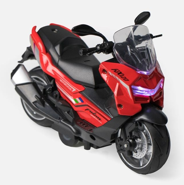 Jucarie Scooter Rosu cu Lumina [4]