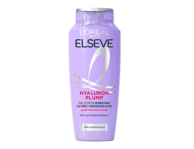Sampon hidratant L'Oreal Paris Elseve Hyaluron Plump pentru par deshidratat, 400 ml [1]