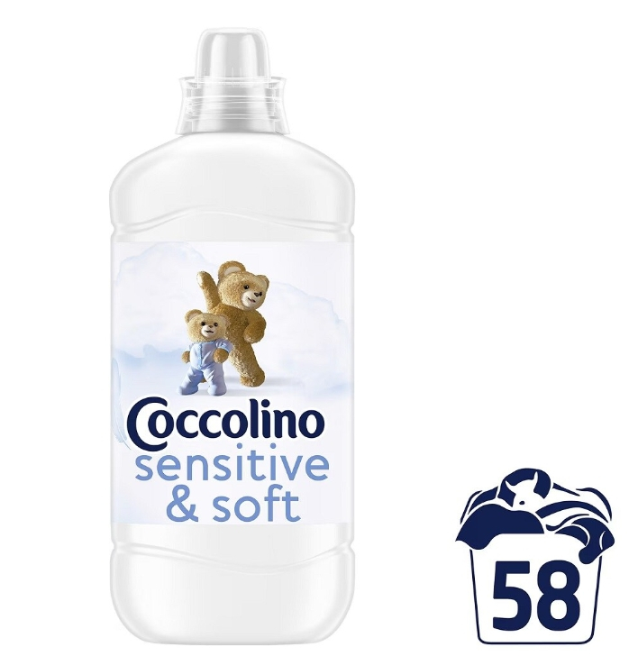 Balsam de rufe Coccolino Sensitive Soft, 1.45 l, 58 spalari [2]