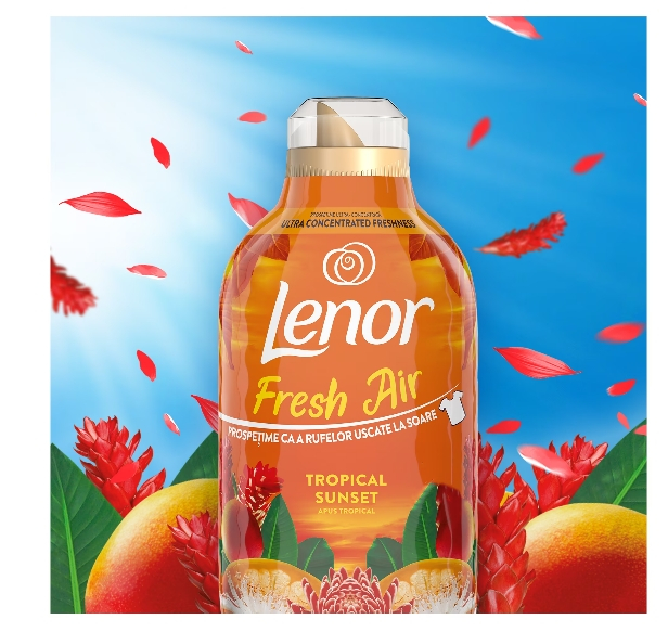Balsam de rufe Lenor Fresh Air Tropical Sunset, 770 ml, 55 spalari [2]