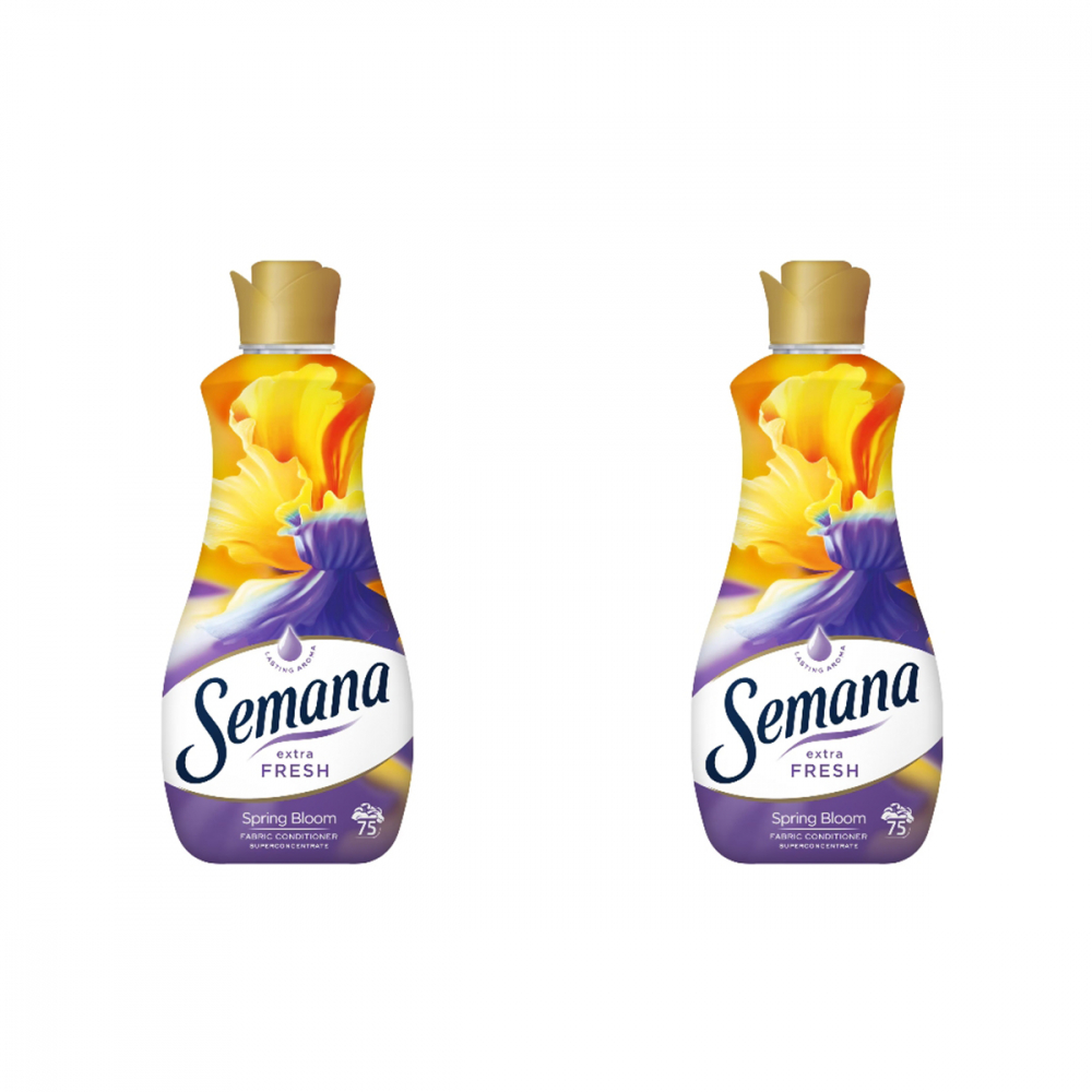 Set 2 x Balsam de Rufe Superconcentrat Semana Extra Fresh, Spring Bloom, 75 Spalari, 1500 ml [1]