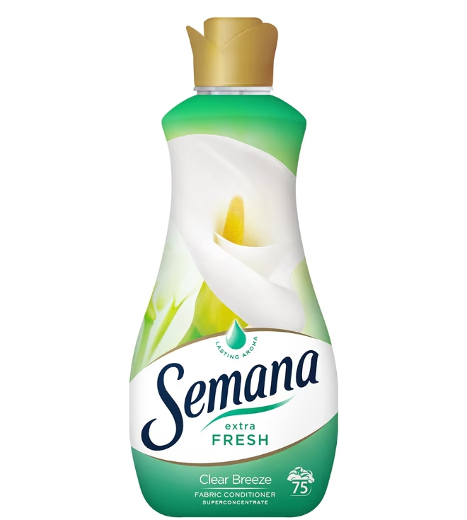 Balsam de rufe SEMANA Extra Fresh Clear Breeze, 1.5 l, 75 spalari [1]