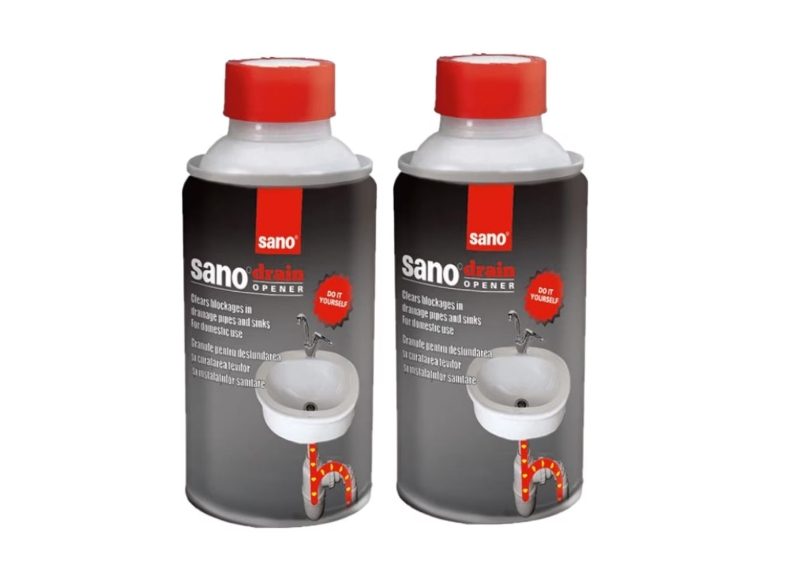 Pachet 2 x Granule pentru Desfundat Scurgeri Sano Drain, 200 g [1]