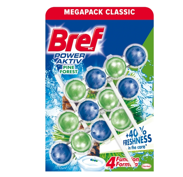 Bref Power Aktiv Odorizant Toaleta Pine 150 g [1]