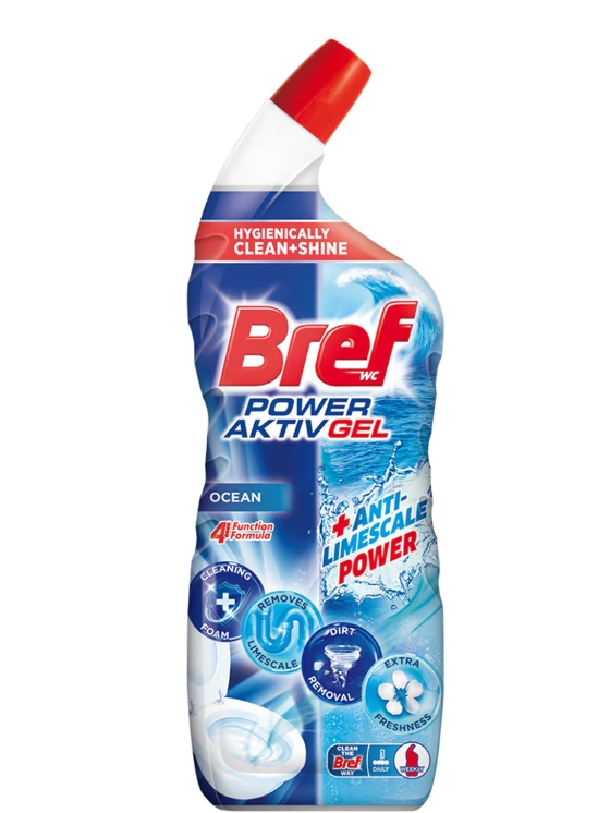 Bref Solutie Curatat Toaleta Ocean 700 ml, 2 Bucati [1]