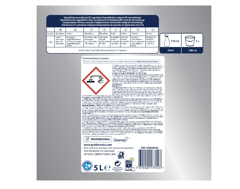Degresant Puternic Concentrat Cif Professional, 5 L [2]