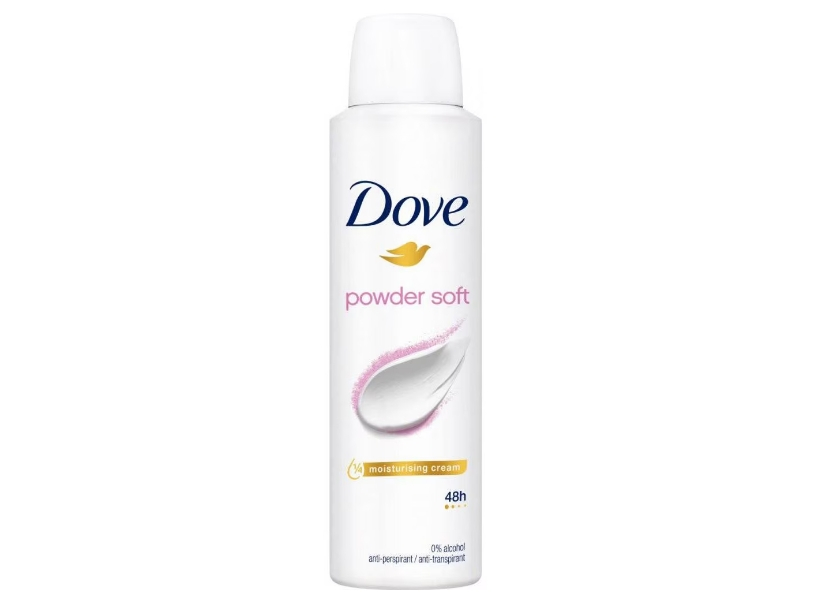 Antiperspirant Dove Powder Soft, 150 ml, pudrat, cu formula hidratanta [1]