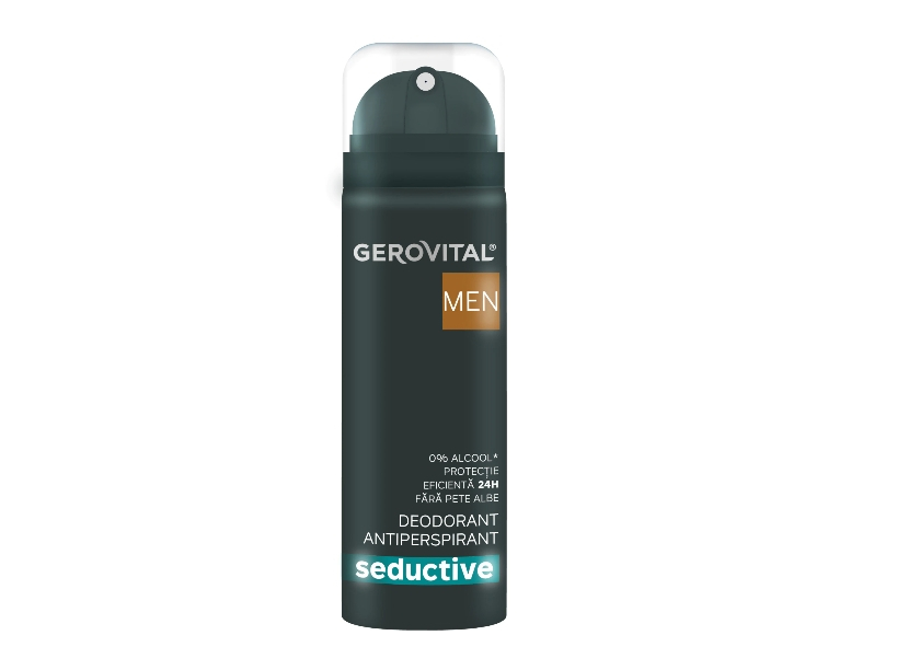 Deodorant antiperspirant Gerovital Men Seductive, 150 ml [1]