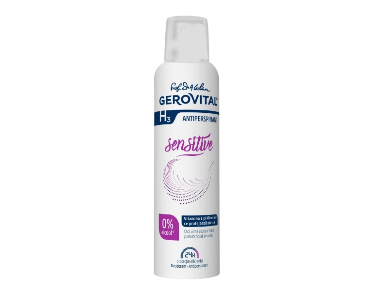 Antiperspirant Gerovital H3 Sensitive 150ml [1]