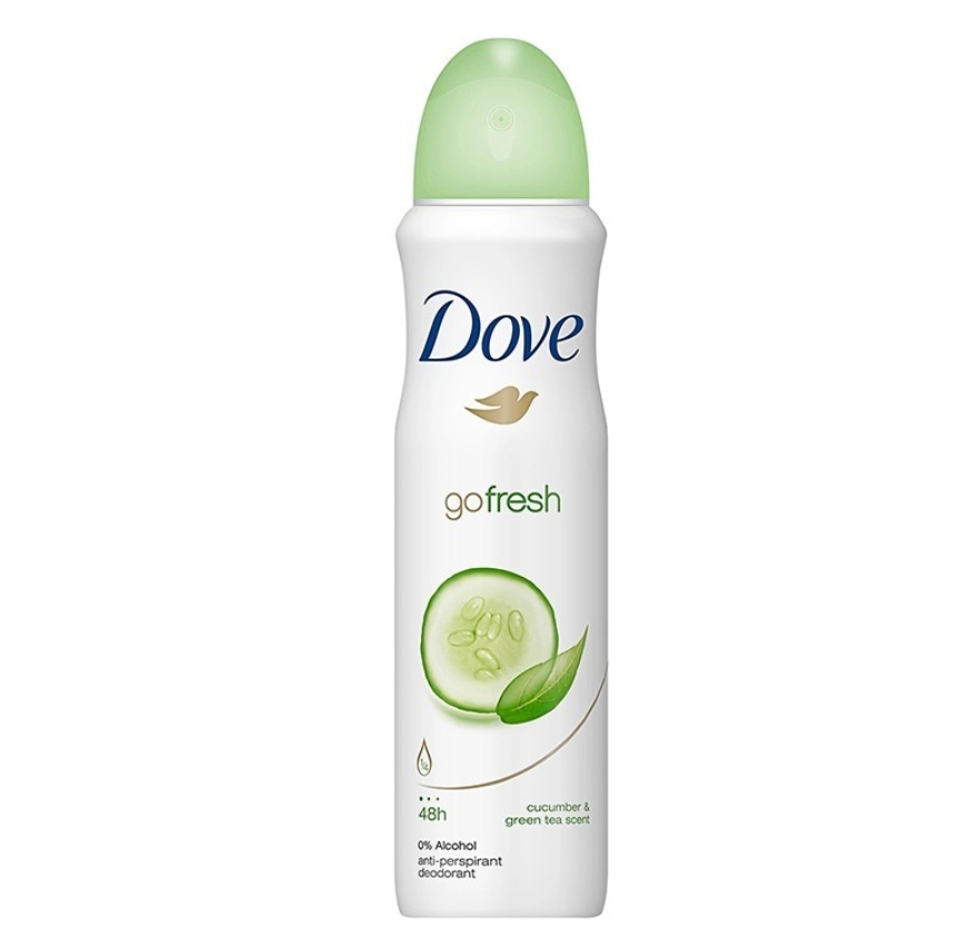 Deodorant Antiperspirant Spray Dove Go Fresh, Cucumber, pentru Femei, 150 ml [1]
