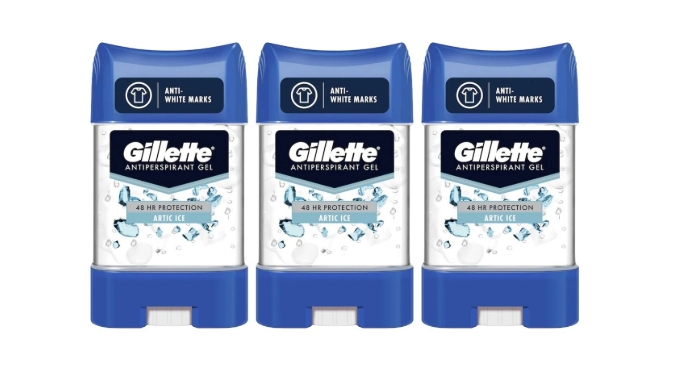 Set 3 x Gillette Artic Ice Deodorant Stick Clear 70ml [1]