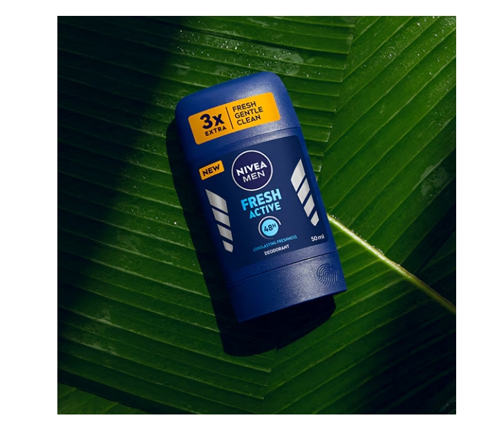 Deodorant Stick pentru barbati, Nivea Fresh Active, 50 ml [2]