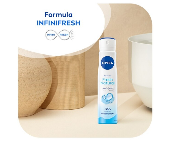 Deodorant spray feminin Fresh Natural, Nivea, 250 ml [4]