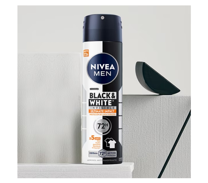 Deodorant spray Nivea Men Black & White Invisible Ultimate Impact, masculin, 150 ml [4]