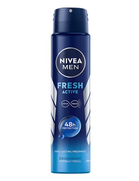 Deodorant spray masculin Fresh Active, Nivea, 250 ml [1]