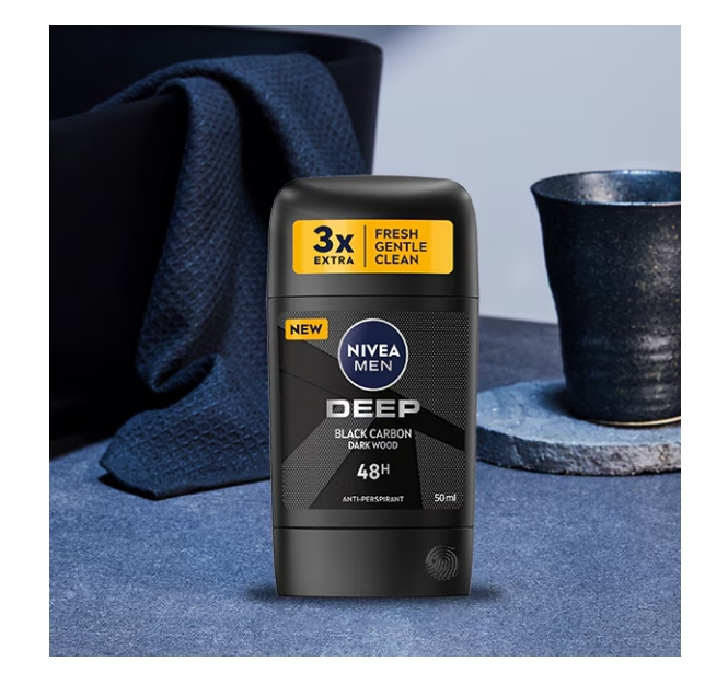 Deodorant Stick pentru barbati, Nivea Deep, 50ml [3]
