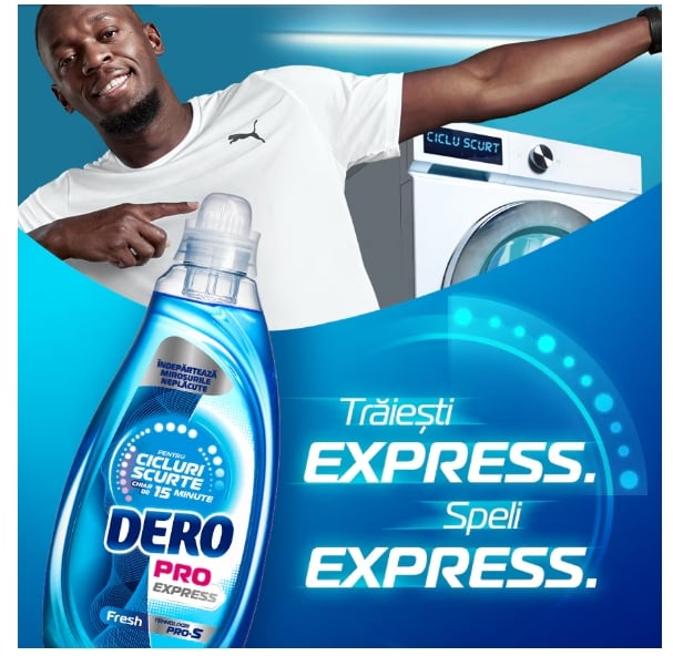 Detergent automat lichid, Dero pro express, fresh, 37 spalari, 1.48L [3]