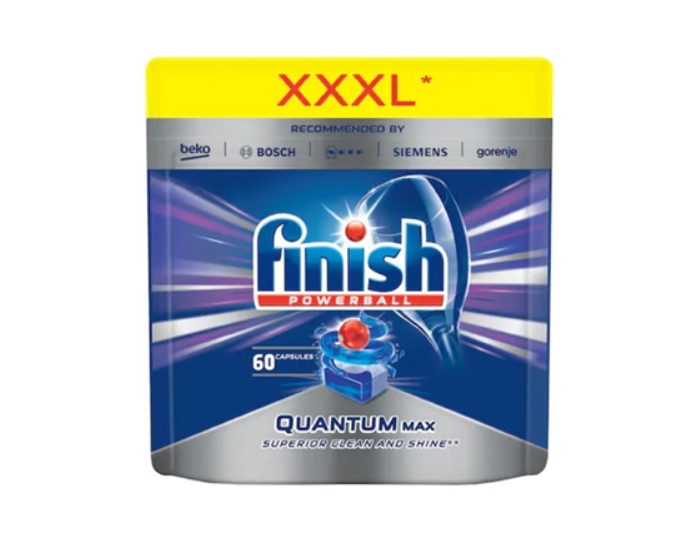 Detergent Capsule Masina de Spalat Vase Finish Quantum Max, 60 bucati [1]