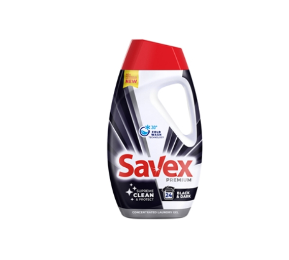 Detergent de Rufe Lichid Savex Premium Black & Dark, 24 Spalari, 1.08 l [1]