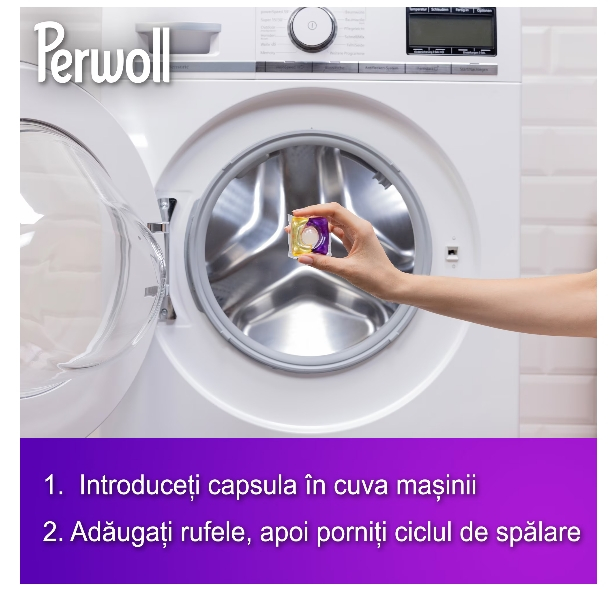Detergent de rufe capsule Perwoll Renew Black, 46 spalari [3]