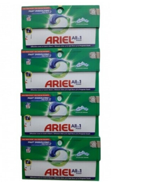 Pachet Ariel All in One Pods Mountain Spring Detergent de Rufe 148 capsule [2]