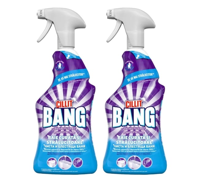 Set Spray Cillit Bang Shine pentru Baie, 2 Bucati x 750 ml [1]