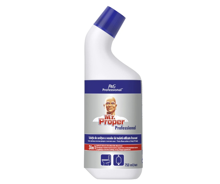 Solutie de curatat vasul de toaleta Mr. Proper Professional Toilet, 750 ml [1]