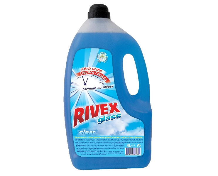 Solutie pentru curatat geamuri Rivex Glass Clear, 4 l [1]