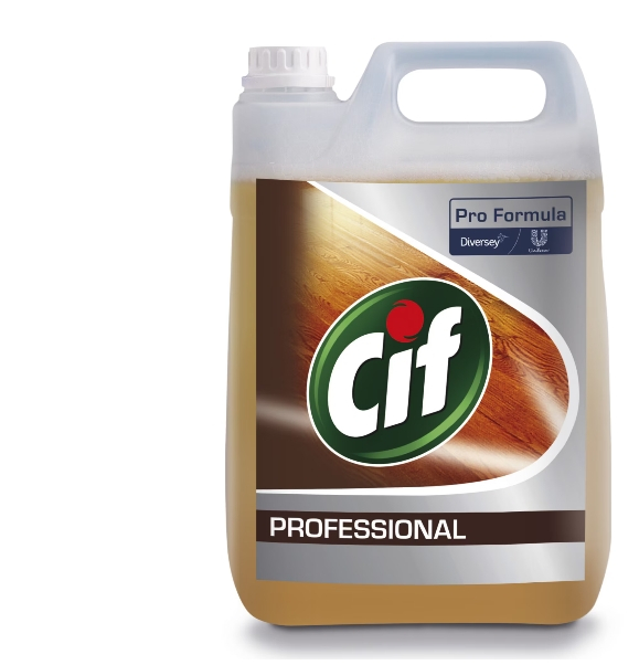 Detergent pentru suprafete din lemn, parchet, Cif Professional, 5 l [2]