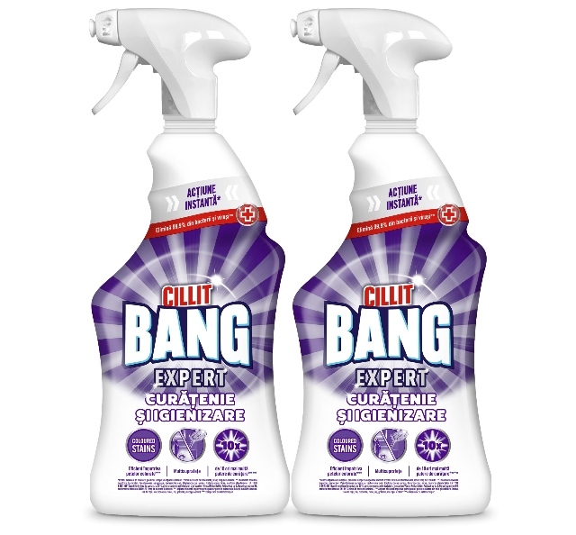 Pachet dezinfectant pe baza de Clor Cillit Bang Curatenie si Igiena, 2x750 ml [1]