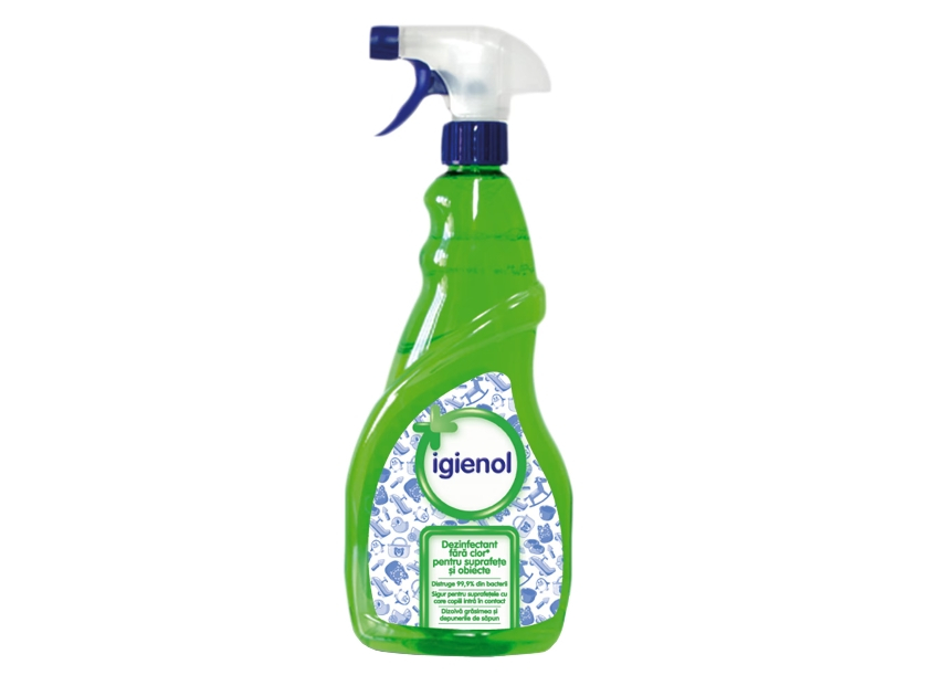 Dezinfectant spray fara clor pentru suprafete mici,Igienol, 750ml [1]