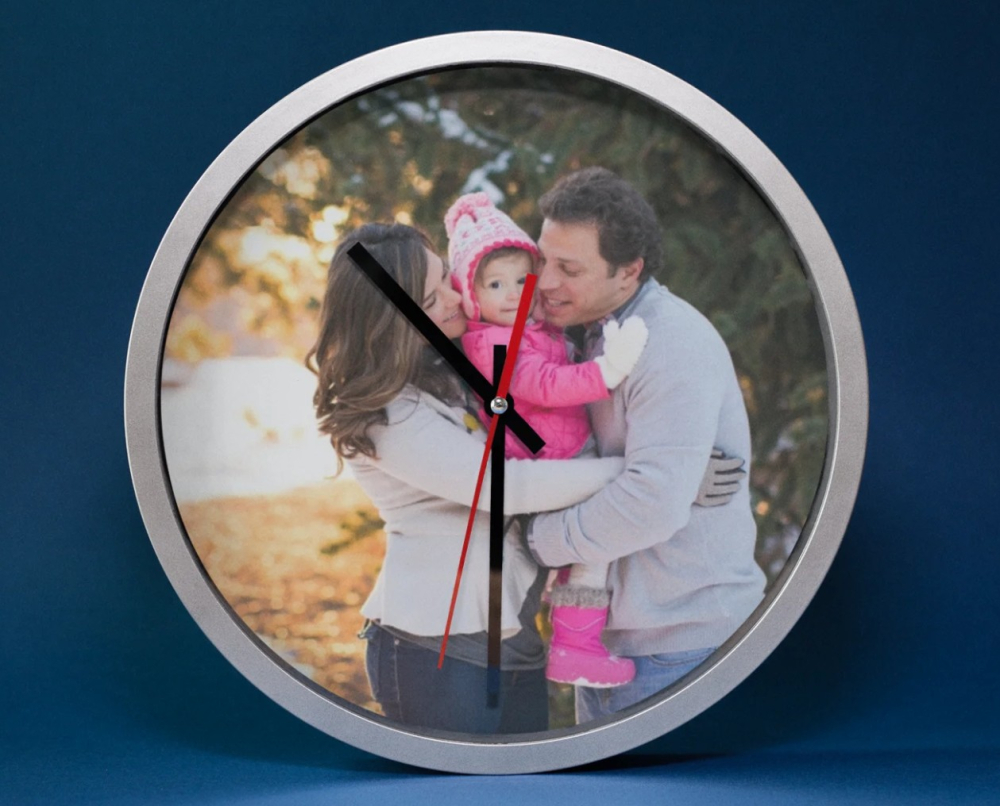 Ceas personalizat cu poza - 20 cm [6]