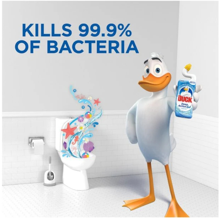 DUCK Dezinfectant WC Deep Action Gel , 2 bucati X 750 ml [4]