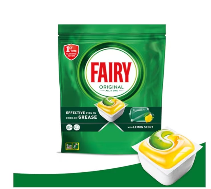 FAIRY Original Lamaie Detergent Masina Spalat Vase 84 capsule [2]