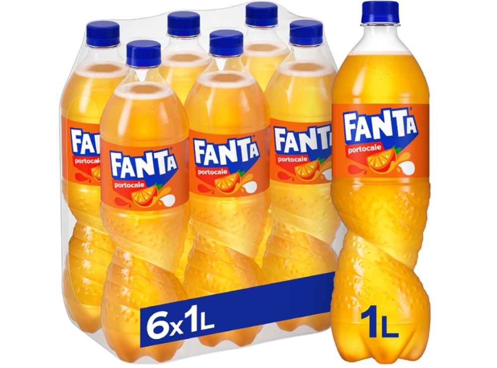 Fanta Orange Bautura Racoritoare Carbogazoasa SGR 6 x 1 L [1]