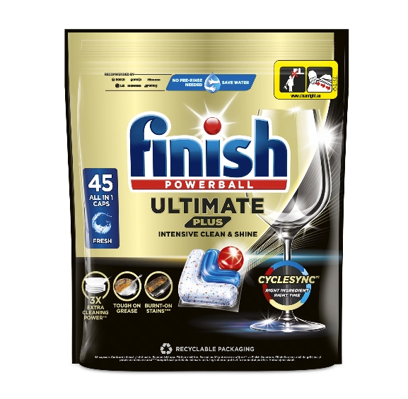 Detergent capsule pentru masina de spalat vase Finish Ultimate Plus, 45 spalari [1]