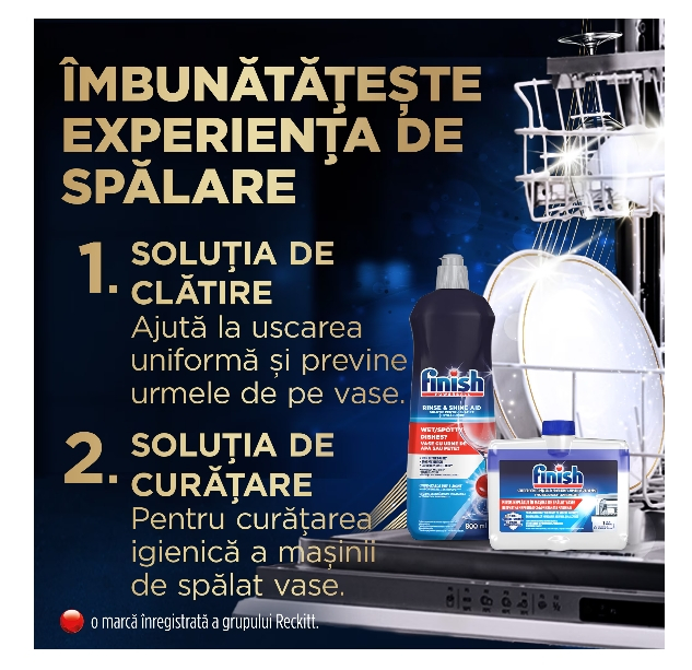 Detergent capsule pentru masina de spalat vase Finish Ultimate Plus, 45 spalari [3]